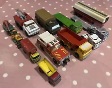 Vintage Lesney Matchbox Diecast Toy Car Bundle Play Worn Condition Trucks NASA