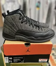 Size 10 - Air Jordan 12 Retro Wool Preowned OG Box Fast Shipping