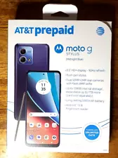 AT&T Motorola Moto G Stylus 2023 6.5" 128GB 4GB RAM Midnight Blue LTE NEW/SEALED