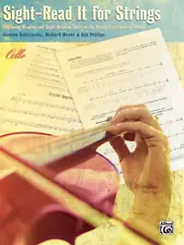 Sight-Read It for Strings (Cello) INSTRUCTIONAL MUSIC BOOK-BRAND NEW ON SALE!!