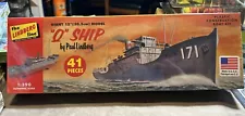 The Lindberg Line 'Q' Ship 1:390 Scale Plastic Model Kit SIB