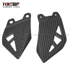 For 2011-2020 Kawasaki Ninja ZX-10R 100% Carbon Fiber Heel Guards Foot Peg plate