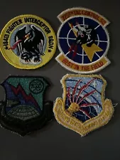 Vintage Military Patches Lot Of 4