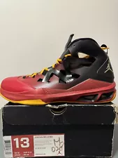 Jordan Melo M9 Black/Gold/Gym Red/Yellow Men Size 13 551879-028 Basketball NIB