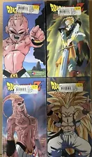 Lot of 4 Dragon Ball Z VHS Tapes Nw Fusion Ambush Kid Buu Saiyan Pride Majin Tac