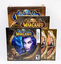 WOW World of Warcraft & 4 expansion sets & keys Pandoria Cataclysm Lich Crusade