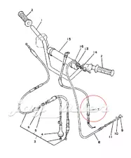 Starter Choke Cable For Yamaha Tri Moto 125 YT125 1983-1985 (For: Yamaha Tri Moto 125)