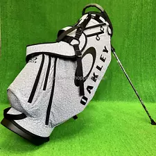 Oakley Golf Carry Stand Bag 17.0 Fw 9.5x 47" Lightweight White Heather 5-Way