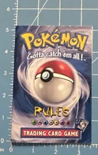 Pokemon TCG 1999 Rules - Rule book