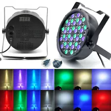 3in1 DJ Slim Par64 RGBW 54X3W LED Light PAR DMX Outdoor Color Mixing Stage Lamp