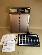 Solar Powered Automatic Chicken Coop Door With Light Sensor Timer 13" Height