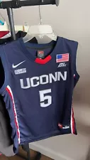 Nike Paige Bueckers UConn Huskies Unisex Navy Basketball Jersey Size Medium