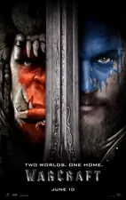 WARCRAFT great original 27x40 D/S movie poster 2016