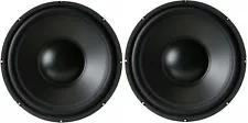 NEW (2) Pair 12" inch Heavy Duty Home Stereo Sub Woofer Bass Speaker 8 ohm 600W