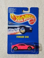 HOT WHEELS BLUE CARD FERRARI 348 -INTERNATIONAL CARD