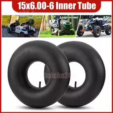 15x6.00-6 Inner Tube for Lawn Mower Snow Blower ATVs Heavy-Duty with TR-13 Valve