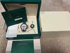 Unworn/New Panda Rolex Daytona white ceramic 116500LN box/papers/warranty card