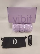 Vibit Portable Vibrating Muscle Roller for Deep Tissue Recovery 3 Speeds Purple