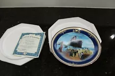 Vintage Collector Plate Titanic On The Promenade Porcelain w/ Certificate #A895