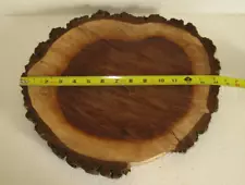 Black Walnut Wood Round Woodworking Raw Unfinished Slab Slice Live Edge Epoxy 02