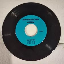 7" Radio Spots for "Piranha" 1978 B-Horror/Thriller RARE