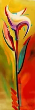 First Spring by Alfred Gockel Original Acrylic on Canvas UNFRAMED Painting