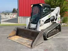 2016 Bobcat T770 Skid Steer Track Loader Bucket Aux Hyd Diesel Cab A/C bidadoo