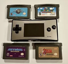 Gameboy Micro With Game And Original Charger