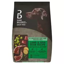 Pure Balance Lamb Fava Bean Recipe Dry Dog Food, No-Grain, 24 lbs