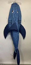 Kids Shark Sleeping Bag Fish Tail Fleece 5 Ft Long Children Bedding Linens