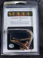 Shubb C1G GOLD, for steel string guitars NEW in box Ships free