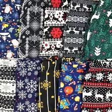 Buttery Soft Holiday Leggings MYSTERY Print Christmas Reindeer Santa Snowflake