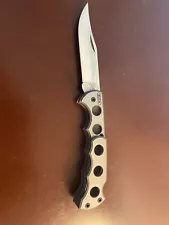 The Titanium Buck Lock Back 186 Knife