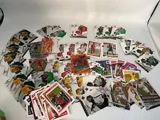 assortment of soccer cards, 2021-22, panini