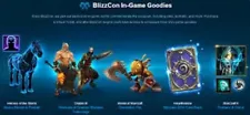 RARE! BLIZZCON 2014 virtual Goodies TICKET-GROMMLOC PET, Diablo RARE!