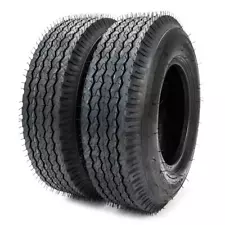 2pcs 4.80/4.00-8 Trailer Tires 4 Ply Load Range B 4.80-8 Tubeless 660Lbs