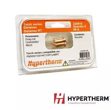 Genuine Hypertherm 220816 85A Nozzle 5 pack of Powermax 85/105/HRT/MRT