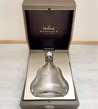 Hennessy Paradis Cognac Crystal Decanter Empty Bottle With Box Interior