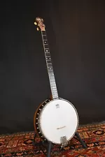 1923 Vega 4-String Tubaphone No. 3 Pie-Plate Resonator Long Scale 27" Banjo