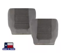 For 2001 Ford F250 F350 XLT Extended Quad Cab Bottom Lower Gray Cloth Seat Cover (For: 2001 Ford F-350 Super Duty)