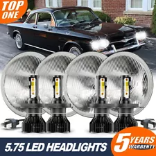 4PCS 5.75" Round LED Headlights Hi/Lo Beam for-Chevy Corvair Truck 1961-1964 US