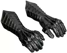 Lord Ringwraith's Nazgul Fantasy Steel Armour Gauntlet Black Medieval Gauntlet