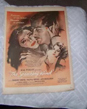 lot of {4} vintage magazine ads entertainment [classic movies}