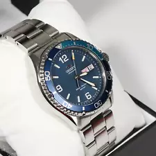 Orient Mako III Blue Dial Automatic Men's Stainless Steel Watch RA-AA0818L19B