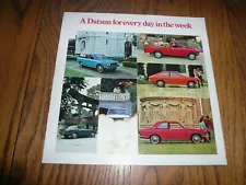 1972 Datsun 1200 510 240Z Li'l Hustler Pickup Sales Brochure - Vintage