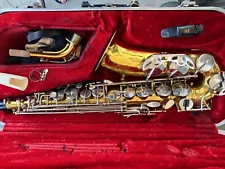 Vintage Armstrong 3000 Alto Saxophone With Case, Mouthpiece And Strap for Repair