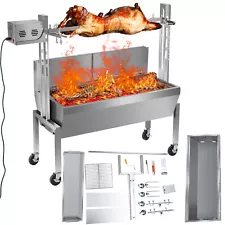 Ginkman 36" Electric BBQ Rotisserie Grill Kit, Max 145LBS Load Capacity for Pig