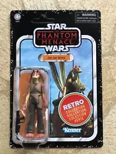 Jar Jar Binks Gungan Phantom Menace Retro Vintage Collection Star Wars TVC MONMC