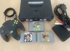 Nintendo 64 Bundle W/ Super Mario 64, Goldeneye, Zelda Ocarina Of Time