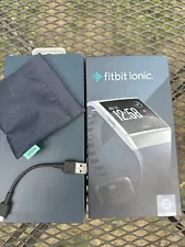 Fitbit Ionic Smart Watch With Charger Pre-Owned